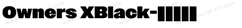Owners XBlack字体转换